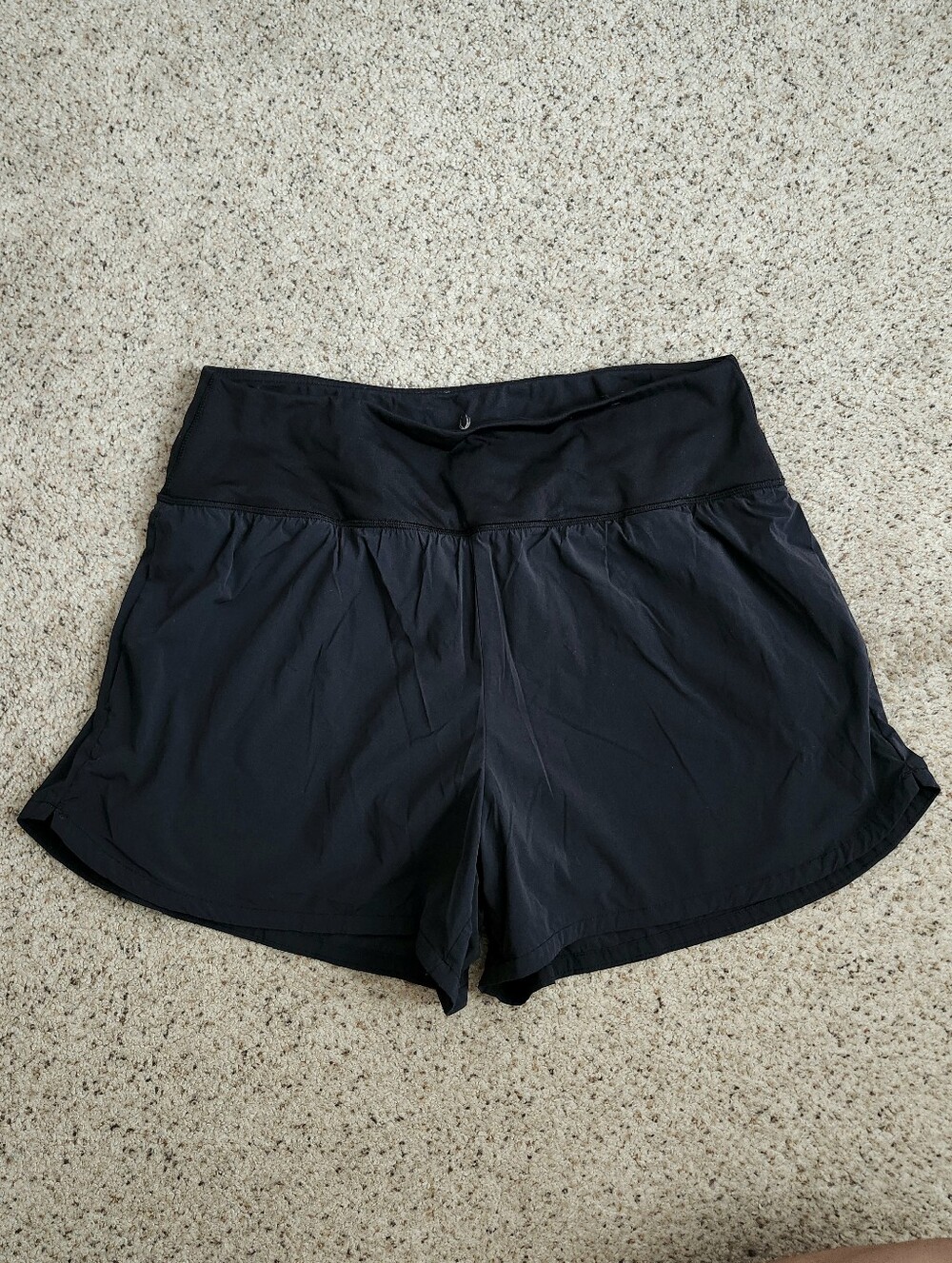 Spider Black Athletic Shorts